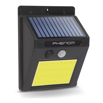 LED Solar wall light with a sensor LED/3W/5,5V IP65