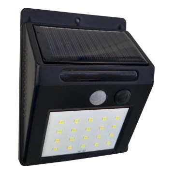 LED Solar wall light with a sensor LED/3W IP44