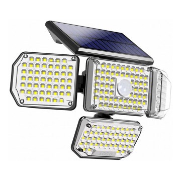 LED Solar wall light with a sensor LED/5W/5,5V IP65