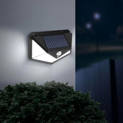 LED Solar wall light with a sensor LED/5W/5,5V IP65