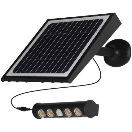 LED Solar wall light with a sensor LED/8W/3,7V IP65 3000K