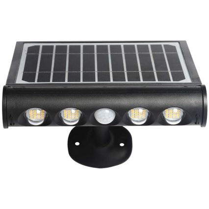 LED Solar wall light with a sensor LED/8W/3,7V IP65 6000K