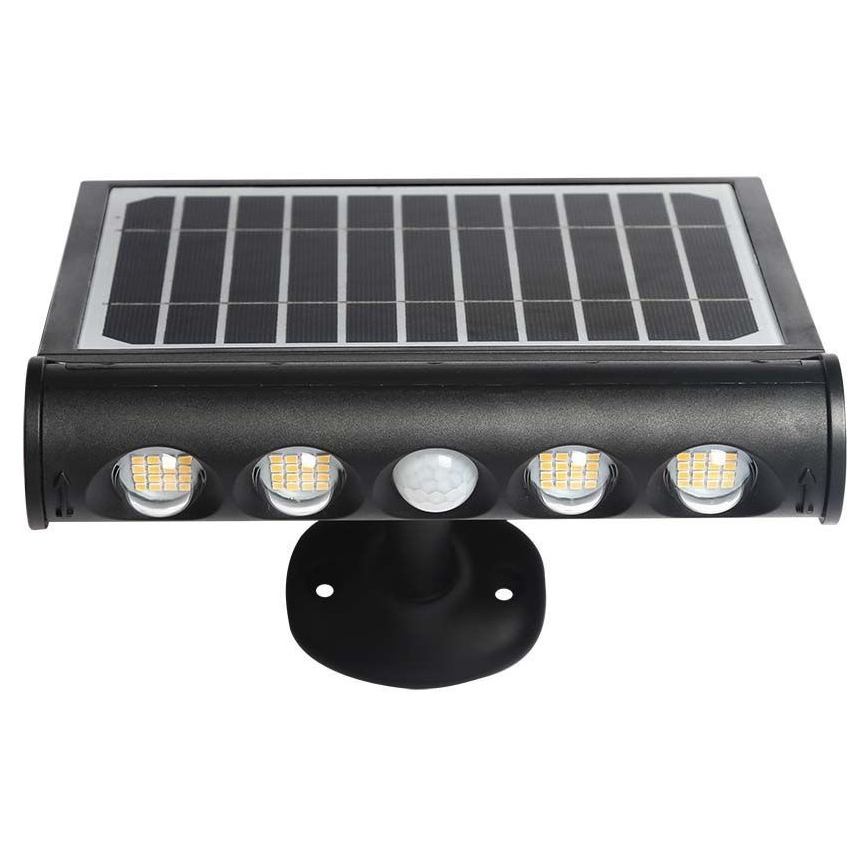 LED Solar wall light with a sensor LED/8W/3,7V IP65 6000K
