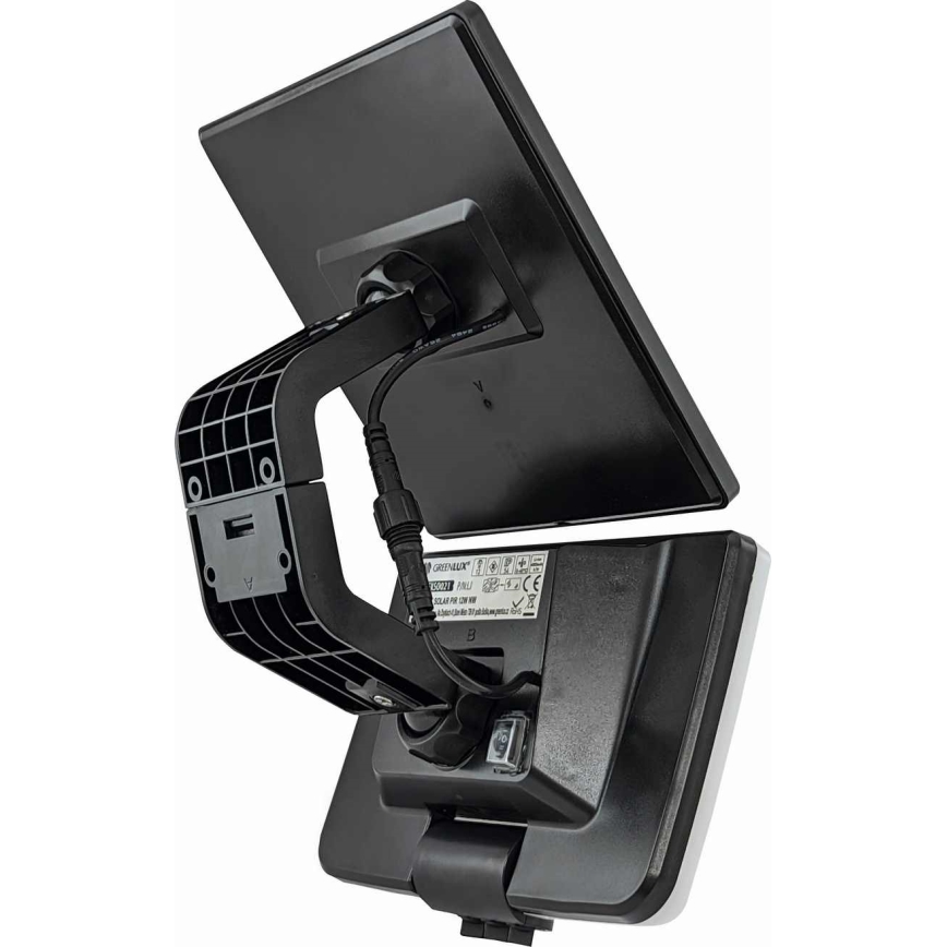 LED Solar wall light with a sensor LED/8W IP54