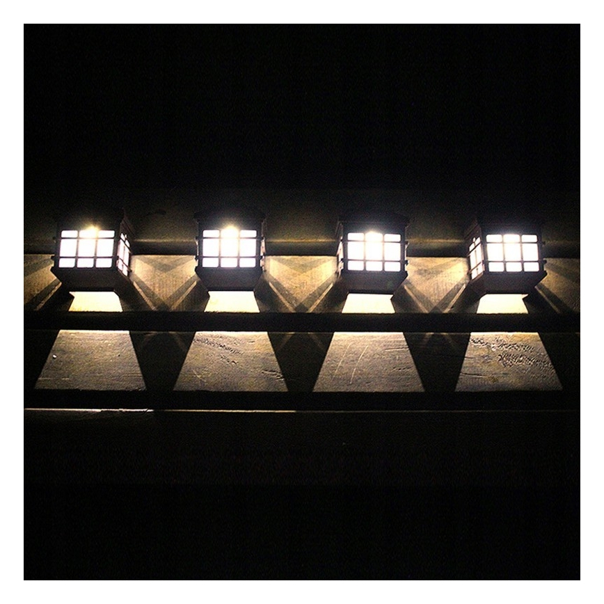 LED Solar Wall Light with Dusk Sensor LED/1.2V 600 mAh IP44