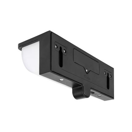 LED Solar Wall Light with Motion and Dusk Sensor LED/3W/3.7V IP54 1500 mAh Black