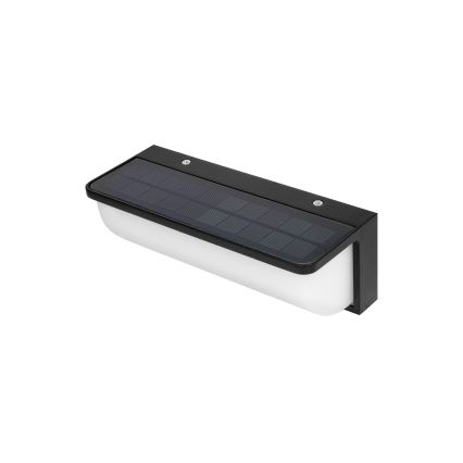 LED Solar Wall Light with Motion and Dusk Sensor LED/3W/3.7V IP54 1500 mAh Black