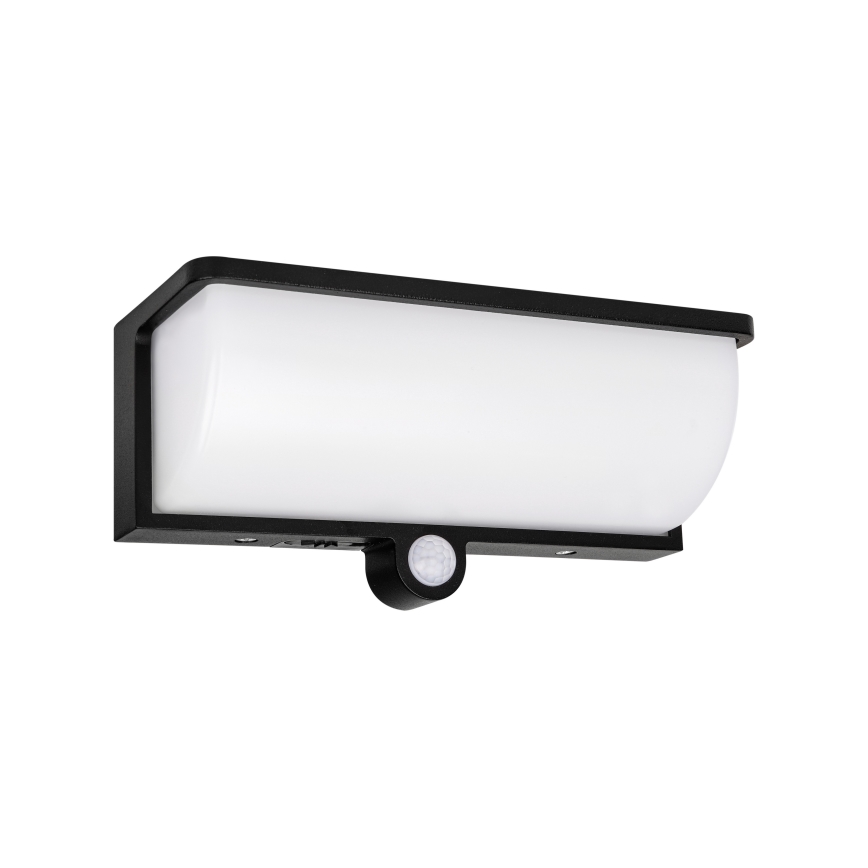 LED Solar Wall Light with Motion and Dusk Sensor LED/3W/3.7V IP54 1500 mAh Black