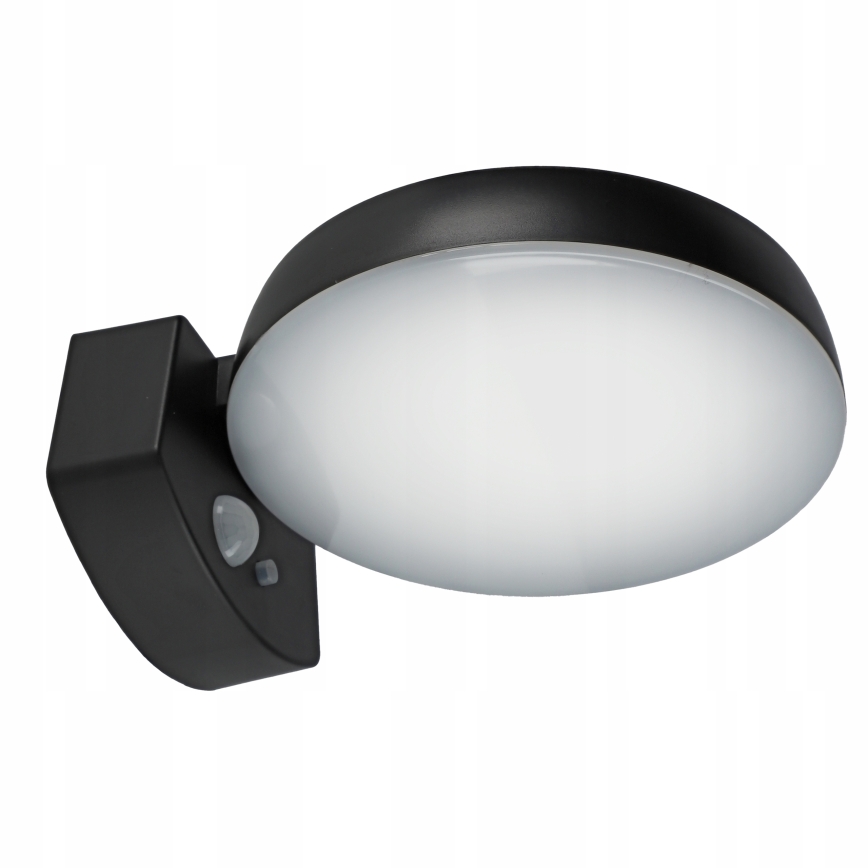 LED dimmable solar wall light with sensor LED/3W/3,7V 1800 mAh IP54 black