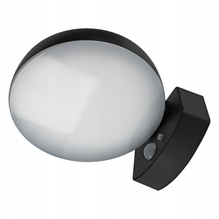 LED dimmable solar wall light with sensor LED/3W/3,7V 1800 mAh IP54 black