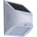 LED Solar Wall Light with Sensor, 3W LED, 3.7V, 3000/4000K, 1200 mAh, IP54, White