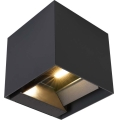 LED Solar Wall Light with Sensor, 9W/5V, 3000/4000/5000K, IP65, 2600 mAh, Anthracite