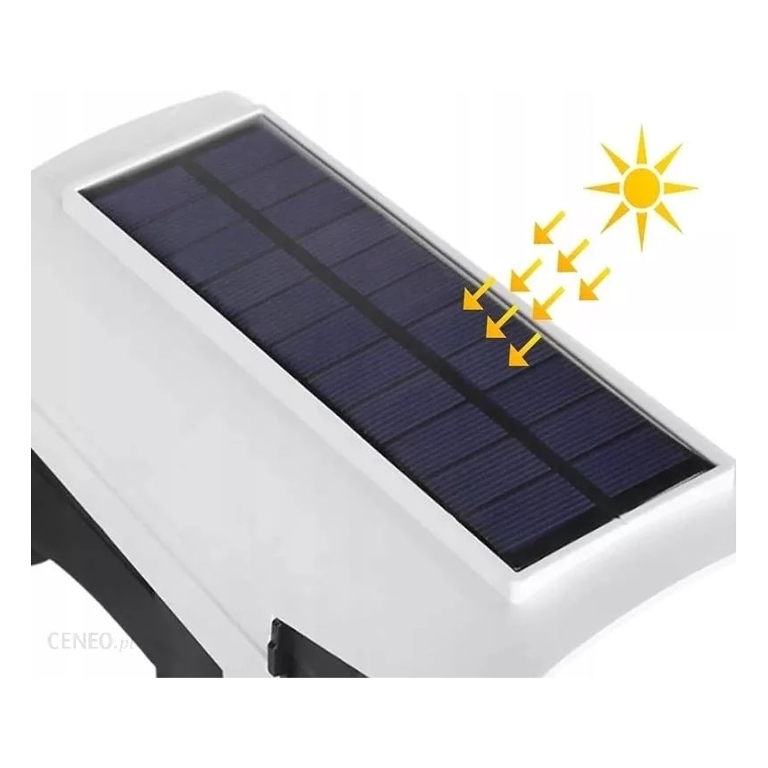LED Solar maketa bezpečnostní kamery with sensor KAMERA LED/1W/3,7V IP44 + remote control