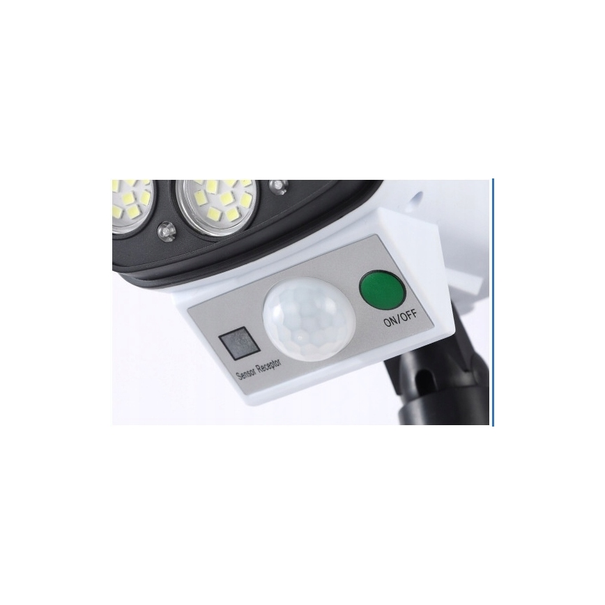 LED Solar maketa bezpečnostní kamery with sensor KAMERA LED/1W/3,7V IP44 + remote control