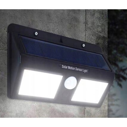 LED Solar Wall Light with Sensor, LED 1.2W/3.7V, 1200 mAh, IP44