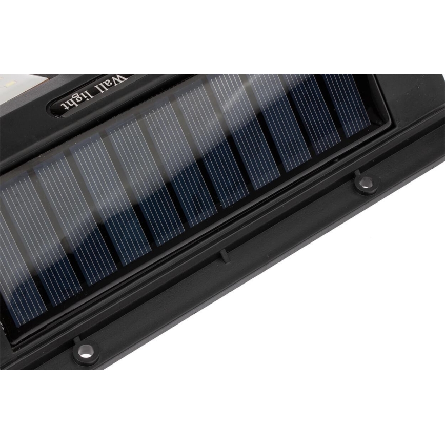 LED Solar Wall Light with Sensor, LED 1.2W/3.7V, 1200 mAh, IP44