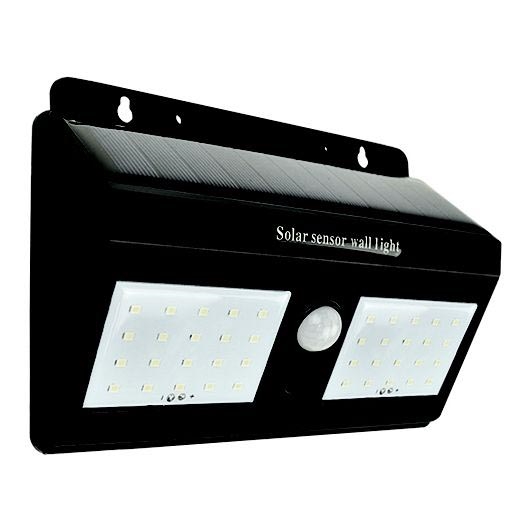 LED Solar wall light with sensor LED/1,2W/3,7V 6500K IP65
