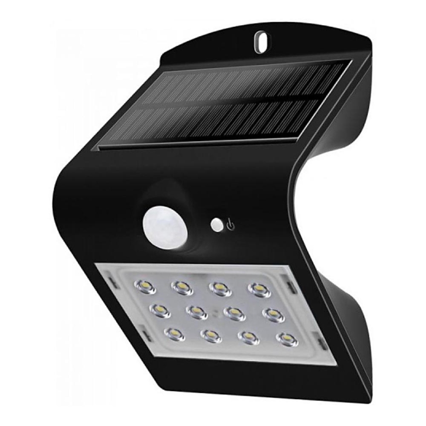 LED Solar wall light with sensor LED/1.5W/3,7V IP65 1200 mAh