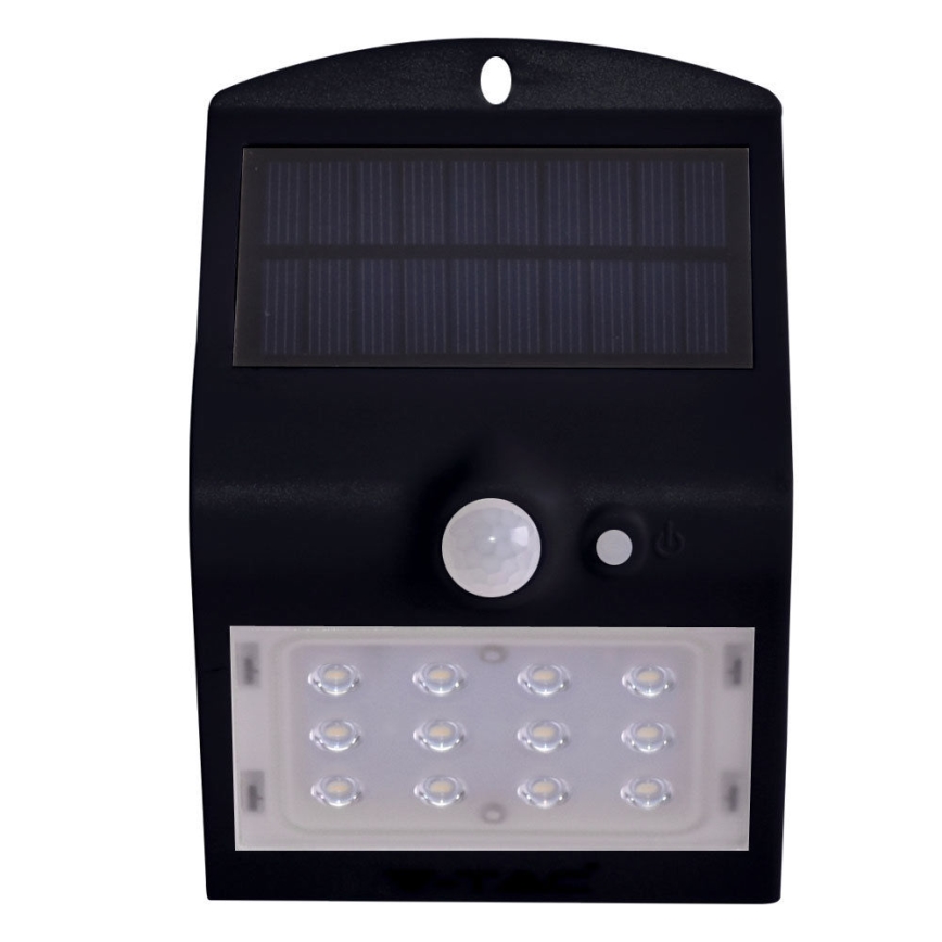 LED Solar wall light with sensor LED/1.5W/3,7V IP65 1200 mAh