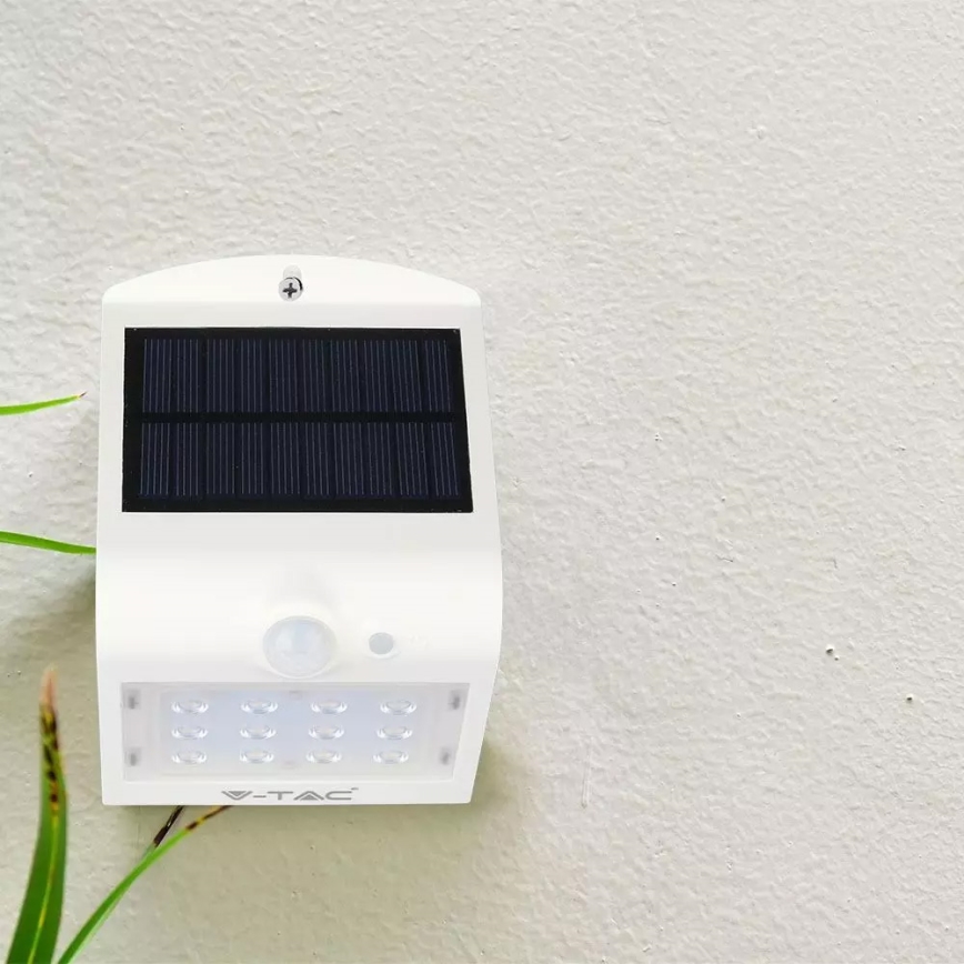 LED Solar wall light with sensor LED/1.5W/3,7V IP65