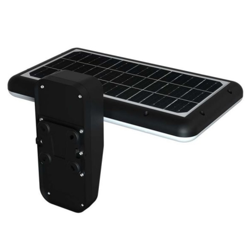 LED Solar wall light with sensor LED/15W/3,2V 4000K/6000K IP65 black
