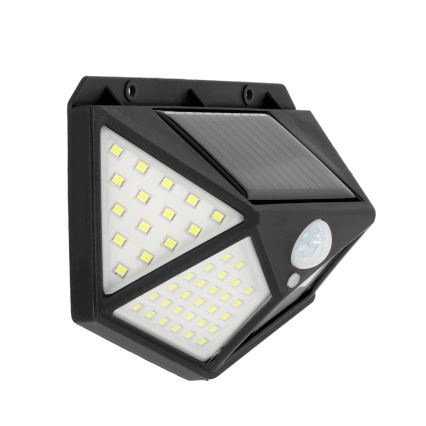 LED Solar wall light with sensor LED/1W/3,7V 6500K IP44