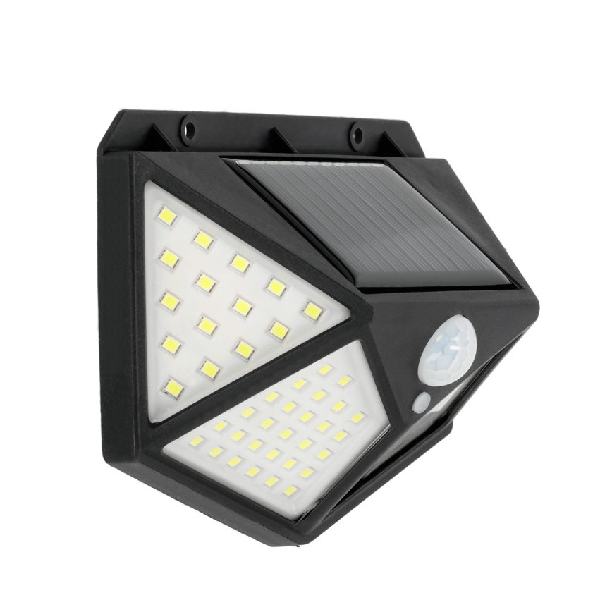 LED Solar wall light with sensor LED/1W/3,7V 6500K IP44