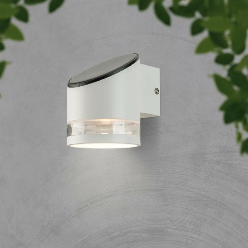 LED Solar wall light with sensor LED/1W/3,7V IP54 3000K white