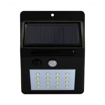 LED Solar wall light with sensor LED/2,2W/3,7V 2200 mAh IP44