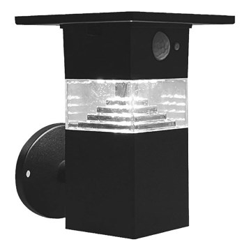 LED Solar wall light with sensor LED/2,5W/3,7V IP54 3000K