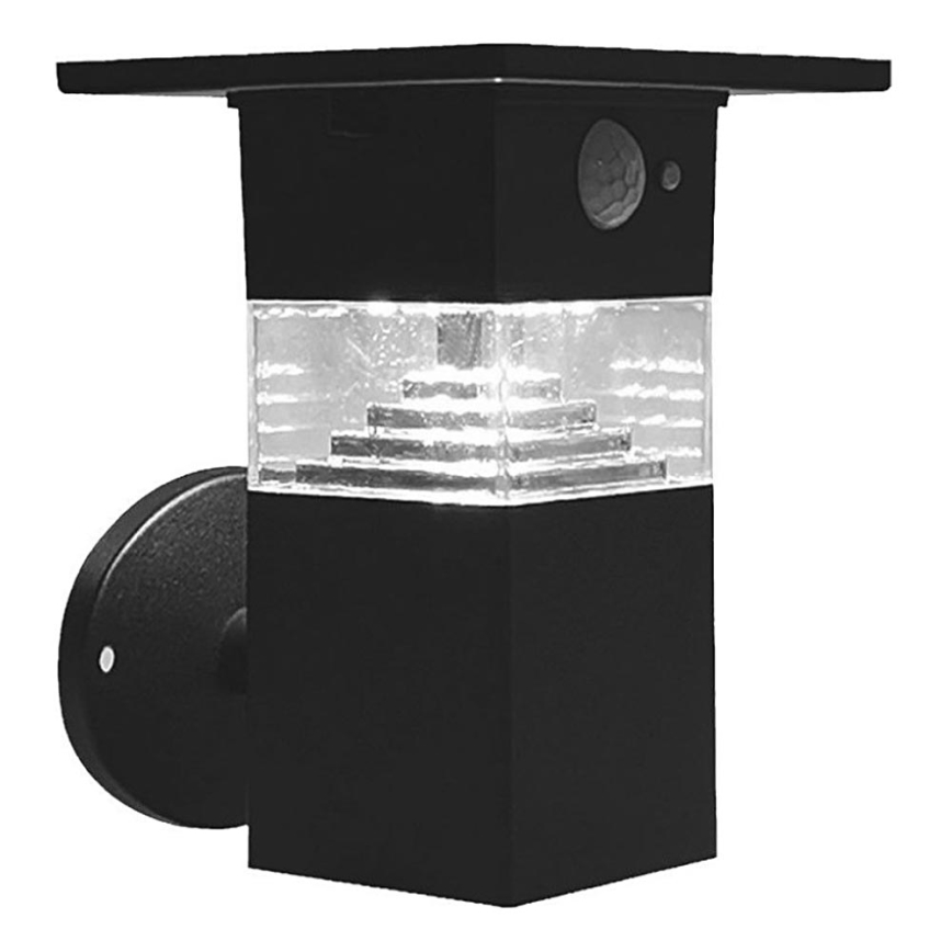 LED Solar wall light with sensor LED/2,5W/3,7V IP54 3000K