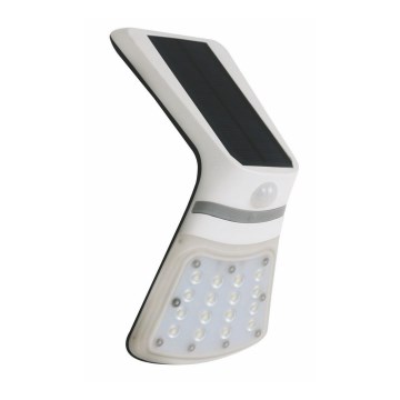 LED Solar wall light with sensor LED/2W/3,7V 1200 mAh IP65