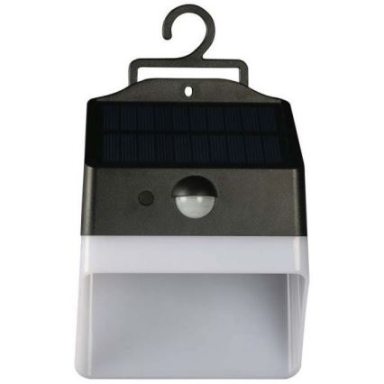 LED Solar wall light with sensor LED/2W/3,7V 4000K IP65 1200 mAh