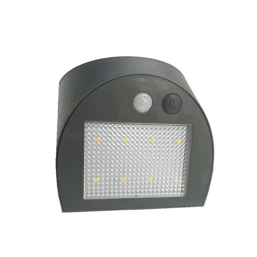 LED Solar Wall Light with Sensor LED/3W/3.7V 3000/4000K 1200 mAh IP54 Anthracite