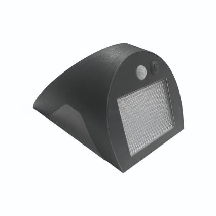 LED Solar Wall Light with Sensor LED/3W/3.7V 3000/4000K 1200 mAh IP54 Anthracite