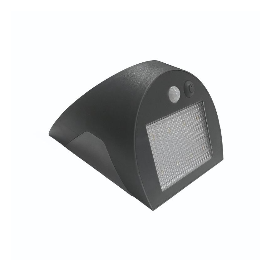 LED Solar Wall Light with Sensor LED/3W/3.7V 3000/4000K 1200 mAh IP54 Anthracite