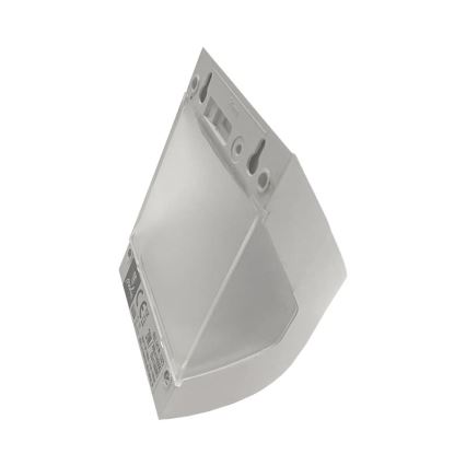 LED Solar Wall Light with Sensor, 3W LED, 3.7V, 3000/4000K, 1200 mAh, IP54, White