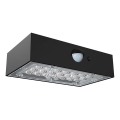 LED Solar wall light with sensor LED/3W/3,7V 3000K/4000K IP65 black