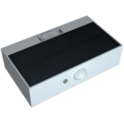 LED Solar wall light with sensor LED/3W/3,7V 3000K/4000K IP65 white