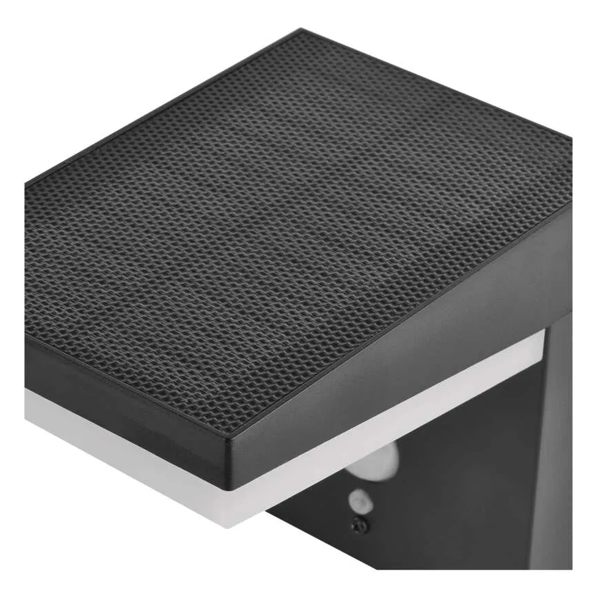 LED Solar wall light with sensor LED/4,4W/3,7V 2200 mAh IP44