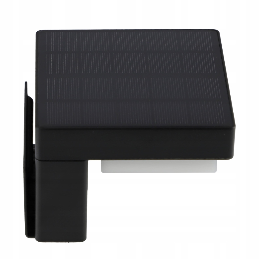 LED solar wall light with sensor LED/5W/3.7V 2000 mAh IP44 black