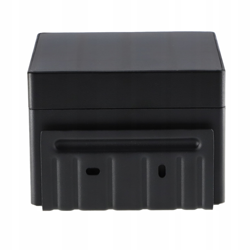 LED solar wall light with sensor LED/5W/3.7V 2000 mAh IP44 black
