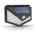 LED Solar wall light with sensor LED/5W/5,5V IP65 1200 mAh