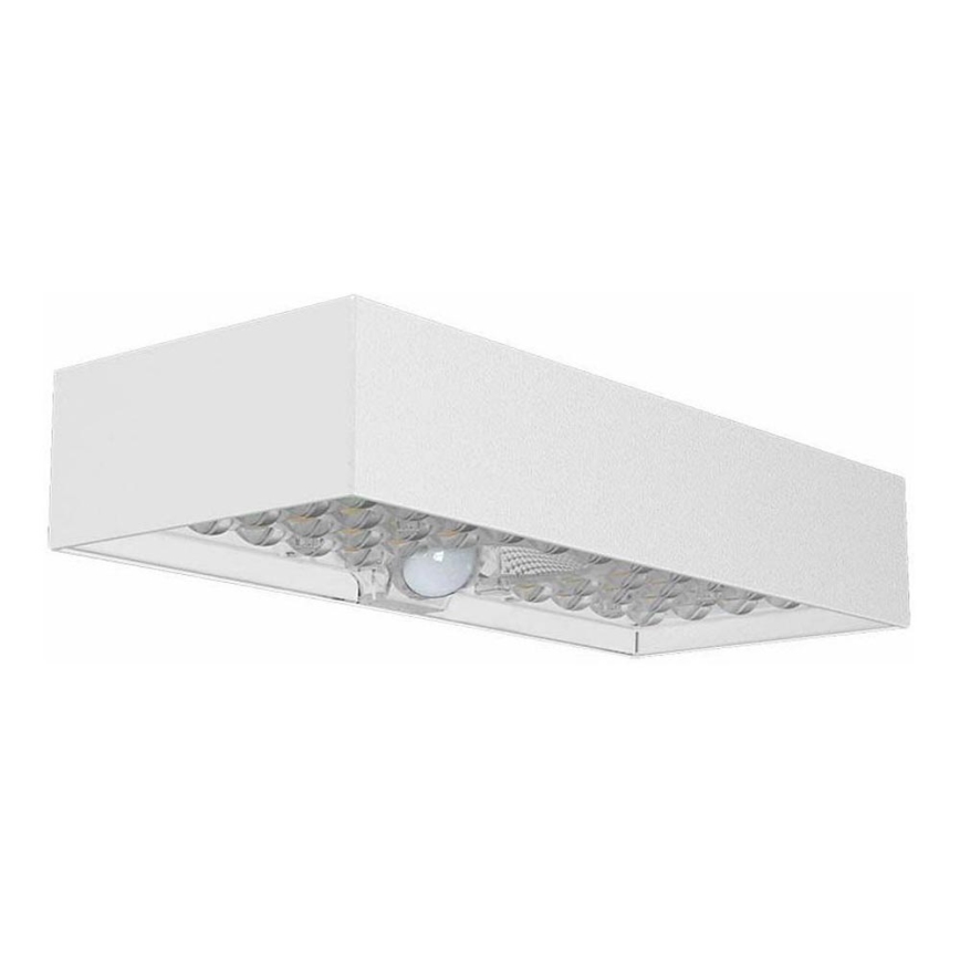 LED Solar wall light with sensor LED/6W/3,7V IP65 4000K white