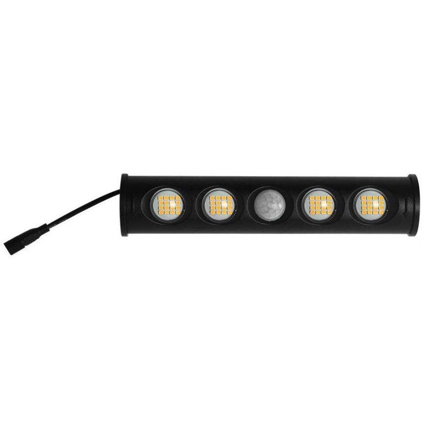 LED Solar wall light with sensor LED/8W/3,7V IP65 4000K 4000 mAh