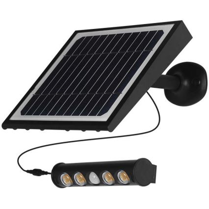 LED Solar wall light with sensor LED/8W/3,7V IP65 4000K 4000 mAh
