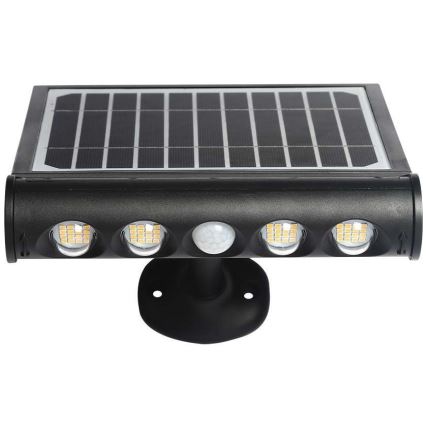 LED Solar wall light with sensor LED/8W/3,7V IP65 4000K 4000 mAh