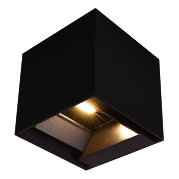 LED Solar wall light with sensor LED/9W/3,7V 3000/4000/5000K 2600 mAh IP65 black