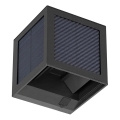 LED Solar Wall Light with Sensor LED/9W/3,7V 3000/4000/6000K IP65 2600 mAh Black