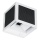 LED Solar Wall Light with Sensor LED/9W/3,7V 3000/4000/6000K IP65 2600 mAh White
